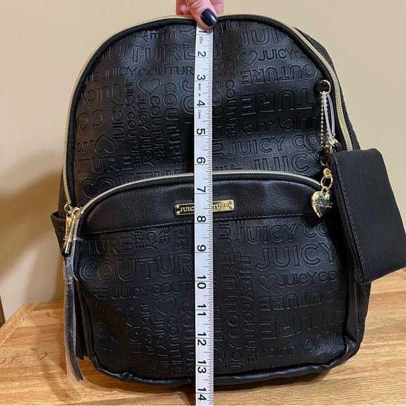 NEW Juicy Couture Word Play Embossed Logo Backpack - Picture 12 of 14